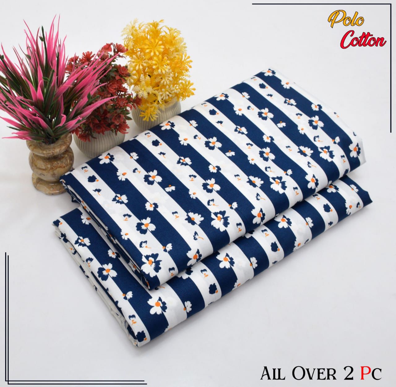 POLO COTTON PRINTED  2PC [ SALE OFFER ] PC-614