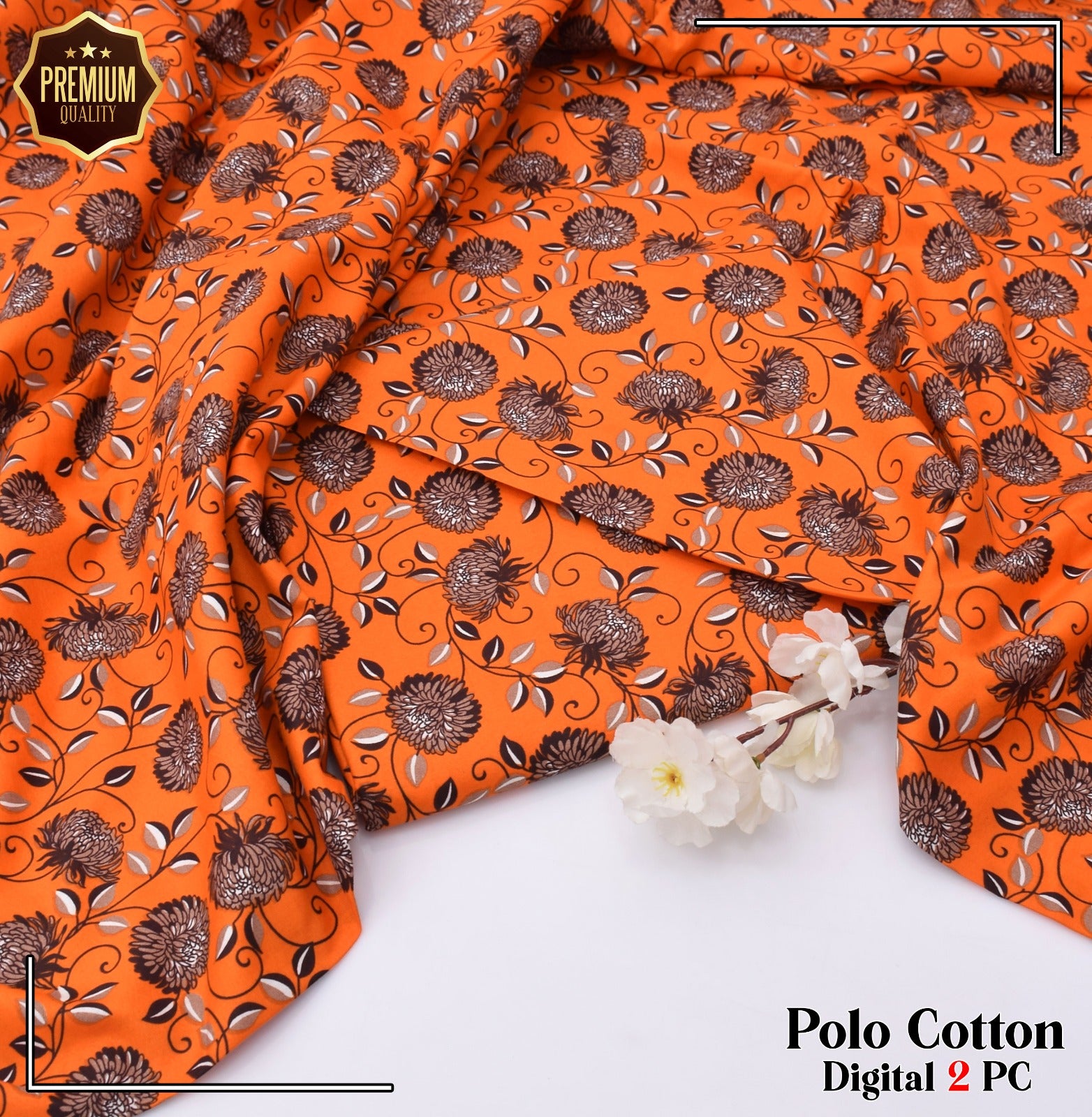 POLO COTTON PRINTED  2PC [ SALE OFFER ] PC-)523