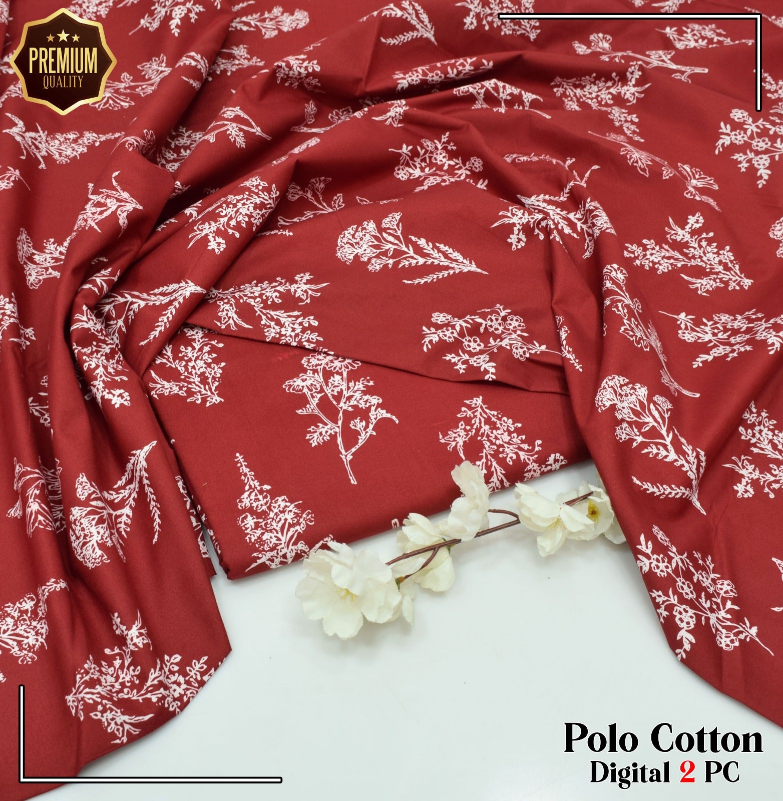 POLO COTTON PRINTED  2PC [ SALE OFFER ] PC-1015